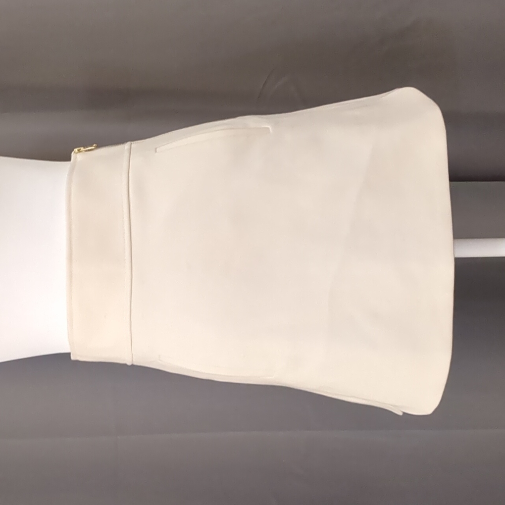 J. Crew cream wool mini skirt in size 0p 0 petite